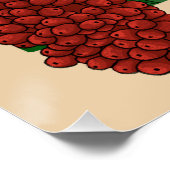 The Blue Macaw and the acuri coconut Poster (Ecke)