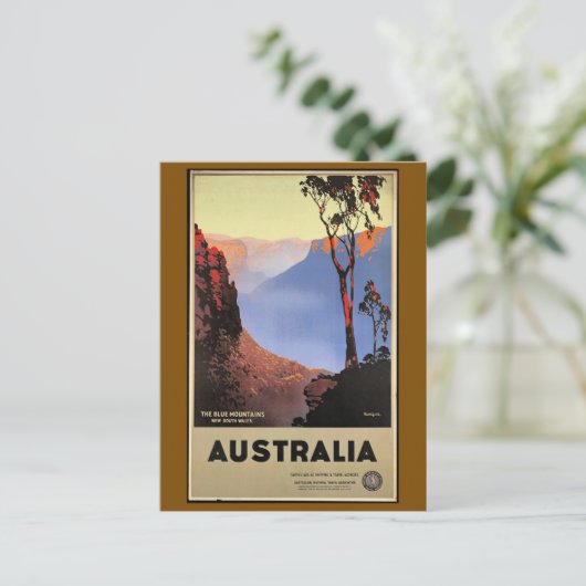 The Blue Mountains, Australien, Postkarte (Stehend Vorderseite)