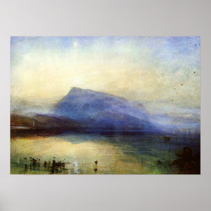 The Blue Rigi, Sunrise Poster