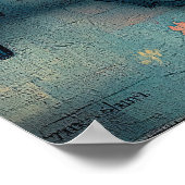 The Blue Table Reinterpretation Masterpiece Poster (Ecke)