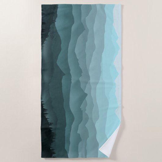 The blue valley strandtuch (Vorderseite)