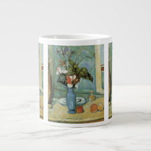 The Blue Vase (Blume und Obst) von Paul Cezanne Jumbo-Tasse