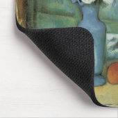 The Blue Vase (Blume und Obst) von Paul Cezanne Mousepad (Ecke)