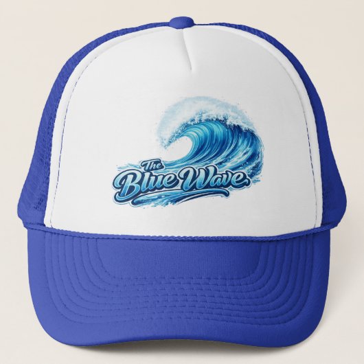 The blue wave is coming! Vote Democrat, 2026 Truckerkappe (Vorderseite)