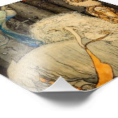 "The Bluebird" von John Bauer Fotodruck (Ecke)