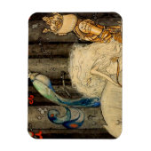 "The Bluebird" von John Bauer Magnet (Vertikal)