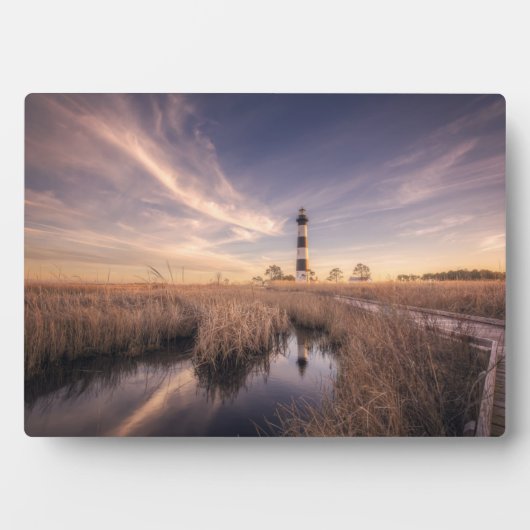 The Bodie Island Lighthouse at Sunset Fotoplatte (Vorderseite)