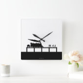 The Body Quadratische Wanduhr (Zuhause)