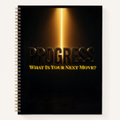 The Bold Command | Action Motivational Typography  Notizblock (Vorderseite)