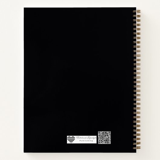 The Bold Command | Action Motivational Typography  Notizblock (Rückseite)