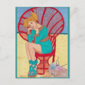 "The Bombshell" von Daedelys Postkarte (Vorderseite)