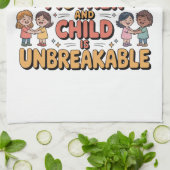 The Bond Between Mother And Child Is Unbreakable Geschirrtuch (Gefaltet)