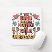 The Bond Between Mother And Child Is Unbreakable Mousepad (Mit Mouse)