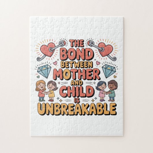 The Bond Between Mother And Child Is Unbreakable Puzzle (Vertikal)