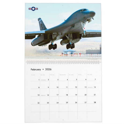 "THE BONE" - B-1B Lancer Kalender (Feb 2026)