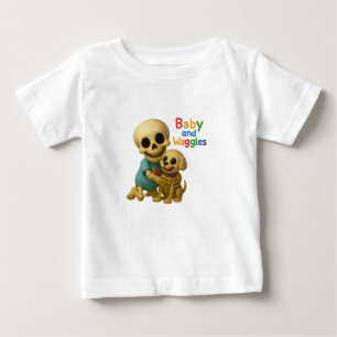 👶🐾 The Boneheads™ — Baby und Waggles  T-shirt