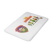 🦴 The Boneheads™ Badematte (Schrägansicht)