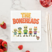 The Boneheads™ Bones Academy™ Serviette (Beispiel)