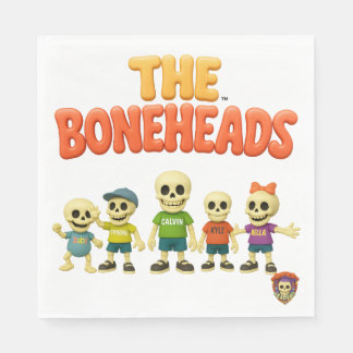 The Boneheads™ Bones Academy™ Serviette
