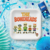The Boneheads™ Party Plate Pappteller (Party)