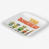 The Boneheads™ Party Plate Pappteller (Gewinkelt)