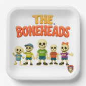 The Boneheads™ Party Plate Pappteller (Vorderseite)