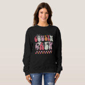 The Boo Cousin Crew  Cute Retro Halloween Fall Sea Sweatshirt (Vorne ganz)