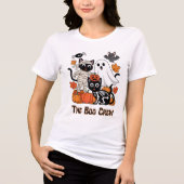 The Boo Crew Halloween Shirt – Funny Black, Orange (Vorderseite)