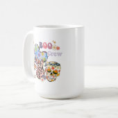 The Boo Crew Retro Halloween Kaffeetasse (Vorderseite Links)