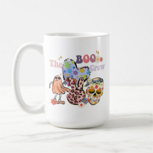 The Boo Crew Retro Halloween Kaffeetasse