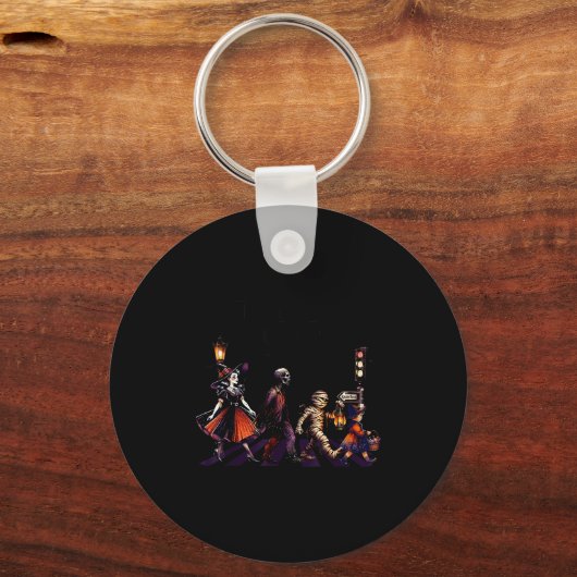 The Boo-tles Halloween Witch Rock Mummy Walking St Schlüsselanhänger (Vorderseite)