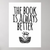 The Book is Always Better Poster (Vorne)