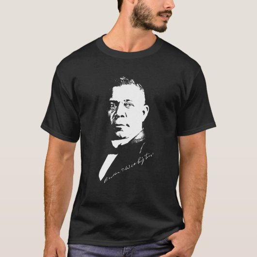 The Booker Washington Silhouette T-Shirt (Vorderseite)