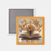 "The Bookish Life" Magnet (Vorderseite/Rückseite)