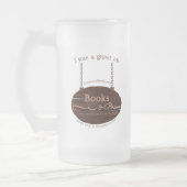 The Books & Brews 3" Magnet Mattglas Bierglas (Links)