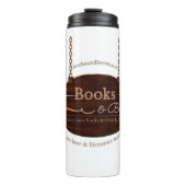 The Books & Brews 3" Magnet Thermosbecher (Vorderseite)