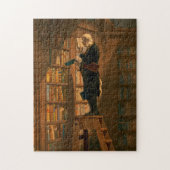 The Bookworm, 1861 von Carl Spitzweg Puzzle (Vertikal)