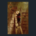 The Bookworm von Carl Spitzweg Vintag Art Poster<br><div class="desc">Vintage Reproduktion des Gemäldes The Bookworm von Carl Spitzweg (1850).</div>