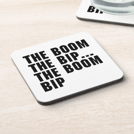 The Boom Bip Getränkeuntersetzer (Linke Seite)