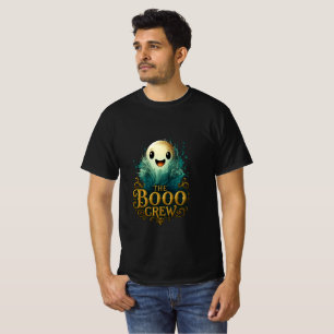 The Booo Crew Cute Ghost Design T-Shirt