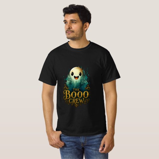 The Booo Crew Cute Ghost Design T-Shirt (Vorne ganz)