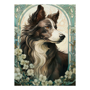 The Border Collie Dog 001 - Natalia Mucha Poster