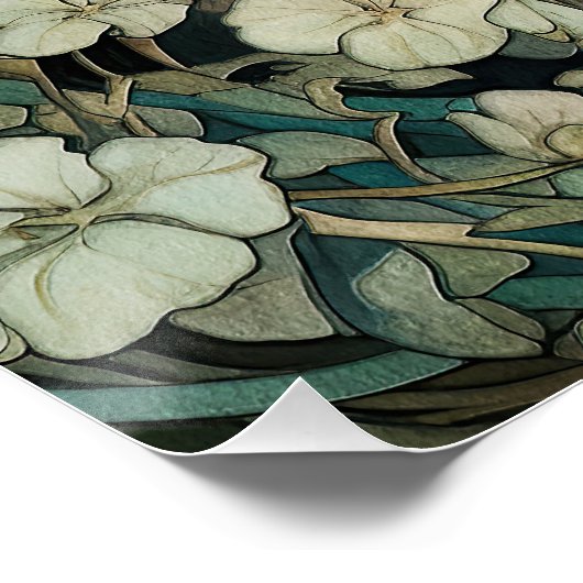 The Border Collie Dog 001 - Natalia Mucha Poster (Ecke)