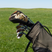 The Border Collie Dog 001 - Odessa Leyendecker Golf Headcover (In SItu)