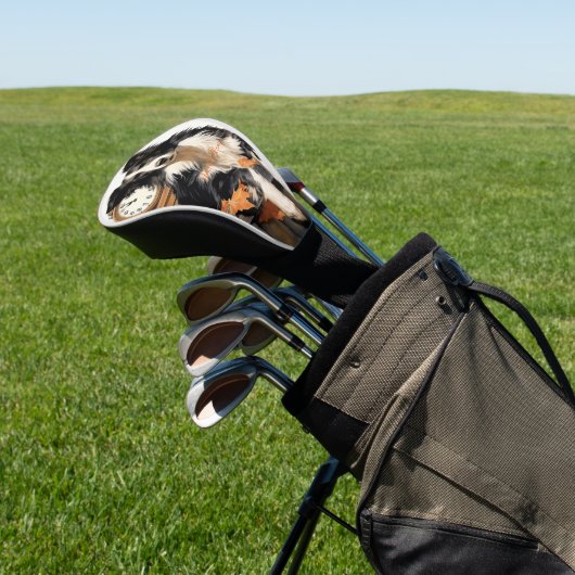 The Border Collie Dog 002 - Odessa Leyendecker Golf Headcover (In SItu)