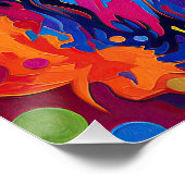 The Border Collie Dog 005 - Zetton Ziana Poster (Ecke)