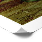 The Borgia Family, 1863 Poster (Ecke)