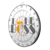 The Boss crown Cufflinks Dartscheibe (Vorderseite rechts)