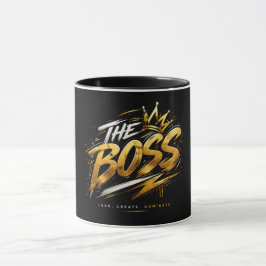 The Boss Crown – Gold Luxury Power Mug 🔥 Tasse