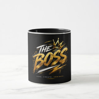 The Boss Crown – Gold Luxury Power Mug 🔥 Tasse